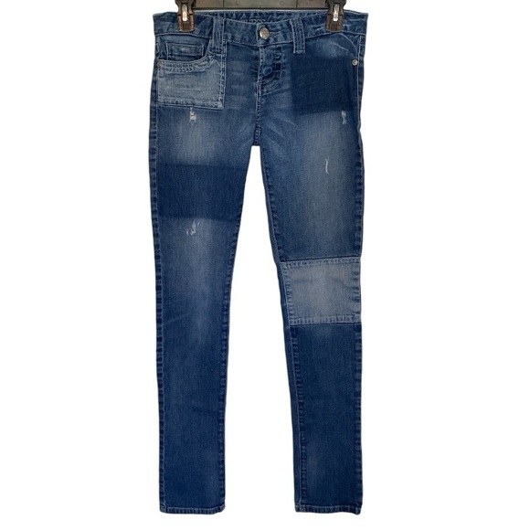 Guess Daredevil Skinny Leg Patchwork Jeans - Picture 5 of 16